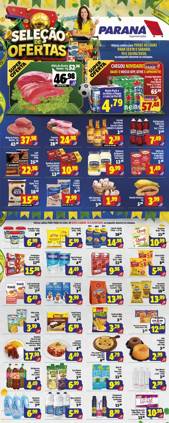 Catálogo Paraná Supermercados | Pechinchas e ofertas atuais | 2026-06-19T00:00:00.000Z - 2026-06-25T00:00:00.000Z