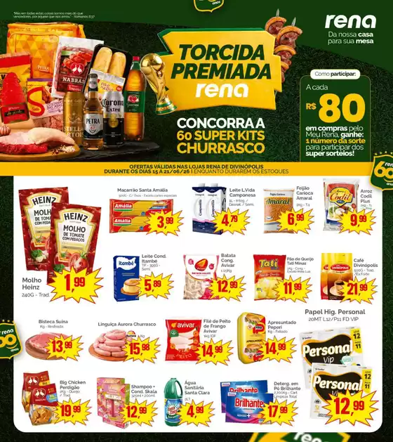Catálogo Supermercados Rena | Capa Divinopolis 15 a 21.06 compressed | 2026-06-15T00:00:00.000Z - 2026-06-21T00:00:00.000Z