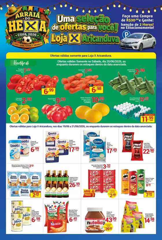 Catálogo X Supermercados | Ótima oferta para todos os clientes | 2026-06-19T00:00:00.000Z - 2026-06-21T00:00:00.000Z