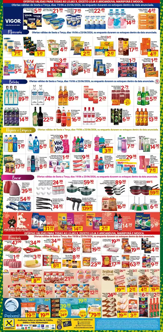 Catálogo X Supermercados | Melhores ofertas para compradores econômicos | 2026-06-19T00:00:00.000Z - 2026-06-23T00:00:00.000Z