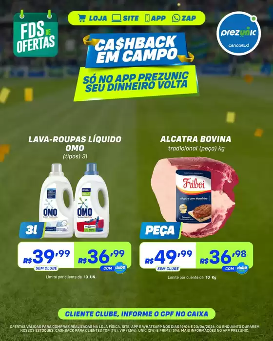Catálogo Prezunic | Melhores ofertas para todos os caçadores de pechinchas | 2026-06-19T00:00:00.000Z - 2026-06-20T00:00:00.000Z