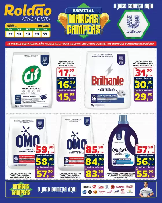 Catálogo Roldão | Ofertas especiais atraentes para todos | 2026-06-17T00:00:00.000Z - 2026-06-21T00:00:00.000Z