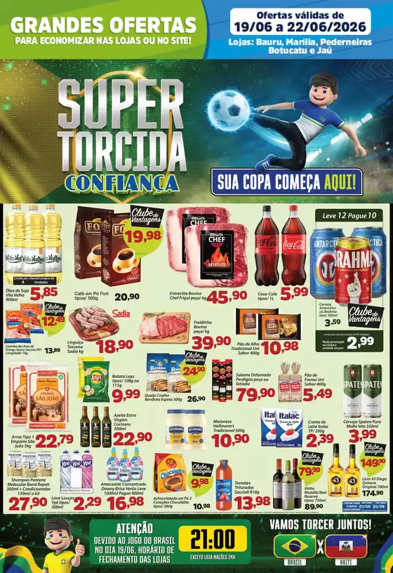 Catálogo Confiança Supermercados | Tabloide rede 1906 2026 WPP | 2026-06-19T00:00:00.000Z - 2026-06-22T00:00:00.000Z