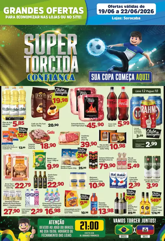 Catálogo Confiança Supermercados | Tabloide soro 1906 2026 WPP | 2026-06-19T00:00:00.000Z - 2026-06-22T00:00:00.000Z