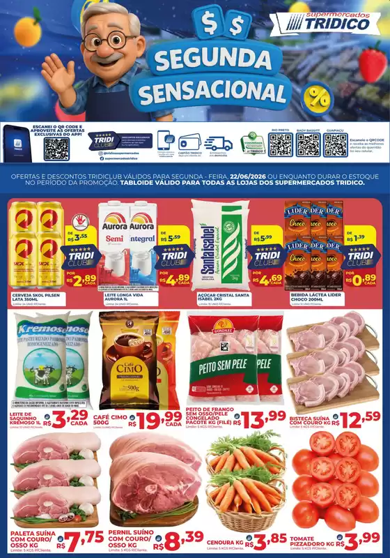 Catálogo Supermercados Tridico | Segunda Sensacional | 2026-06-22T00:00:00.000Z - 2026-06-22T00:00:00.000Z