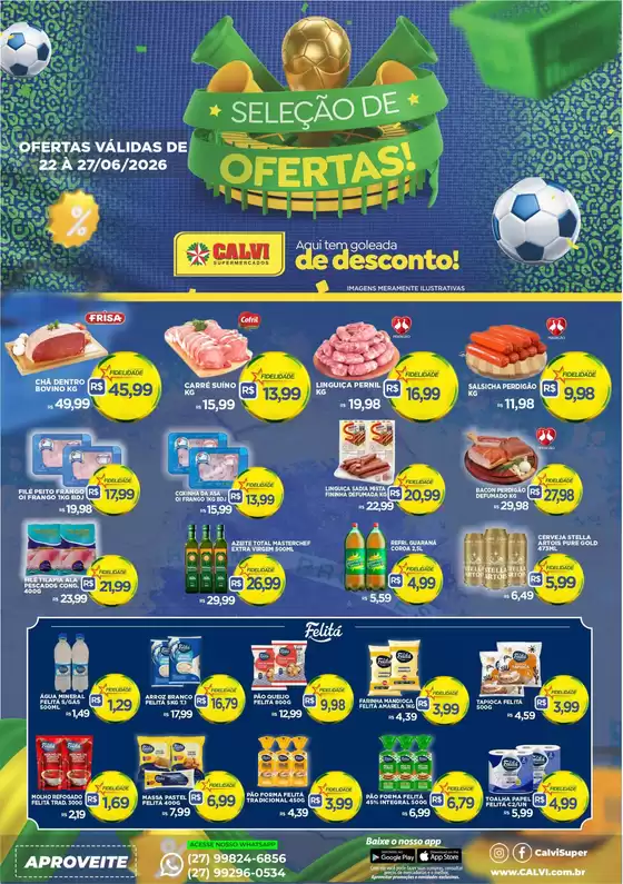 Catálogo Calvi Supermercados | SELEÇÃO DE OFERTAS | 2026-06-22T00:00:00.000Z - 2026-06-27T00:00:00.000Z