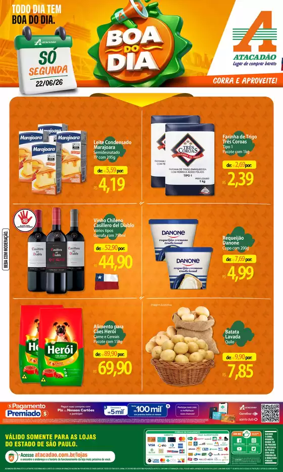 Catálogo Atacadão em Ribeirão Pires | Atacadão - Boa do Dia | 2026-06-22T00:00:00.000Z - 2026-06-22T00:00:00.000Z