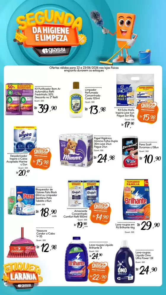Catálogo Giassi Supermercados | Encarte Giassi Supermercados | 2026-06-22T00:00:00.000Z - 2026-06-23T00:00:00.000Z