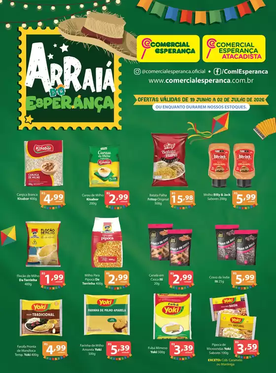 Catálogo Comercial Esperança | Ótima oferta para caçadores de pechinchas | 2026-06-19T00:00:00.000Z - 2026-07-02T00:00:00.000Z
