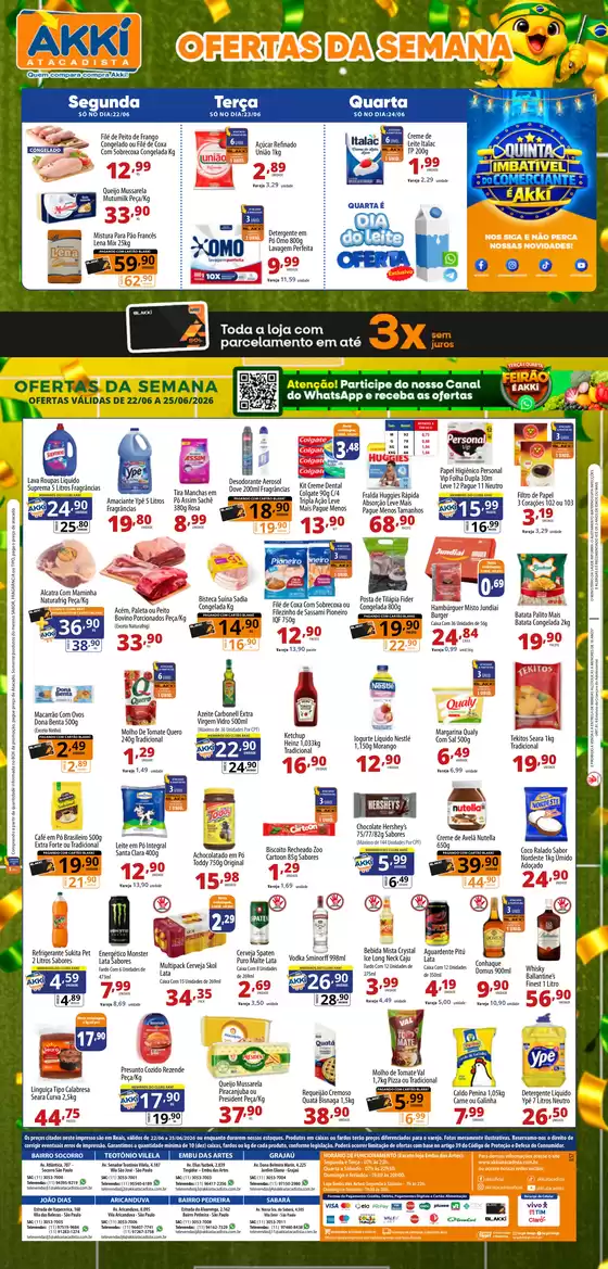 Catálogo Akki Atacadista | TABLOIDE 857 SEMANA | 2026-06-22T00:00:00.000Z - 2026-06-25T00:00:00.000Z