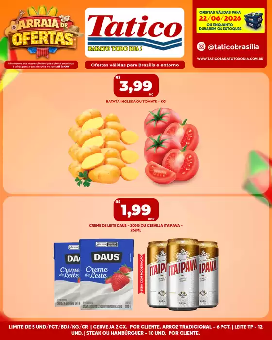 Catálogo Tatico | Melhores ofertas para compradores econômicos | 2026-06-22T00:00:00.000Z - 2026-06-22T00:00:00.000Z