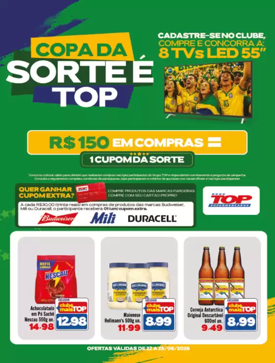 Catálogo Rede Top | Descubra ofertas atraentes | 2026-06-22T00:00:00.000Z - 2026-06-25T00:00:00.000Z