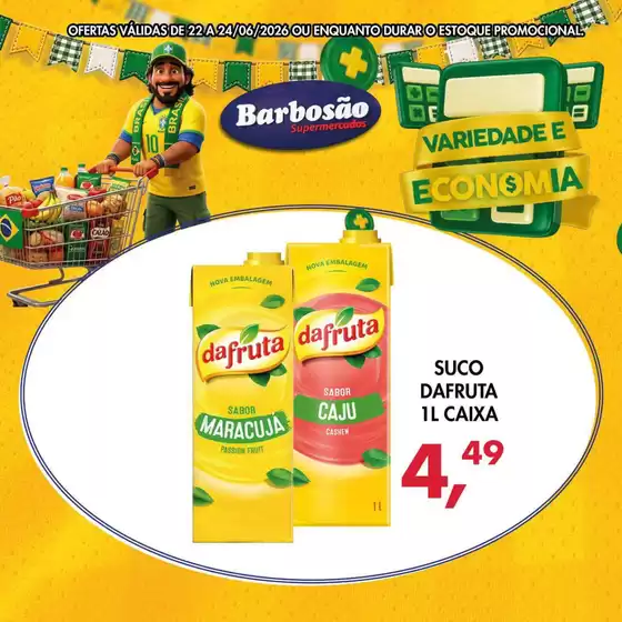 Catálogo Barbosão Extra Supermercados | Encarte Barbosão Extra Supermercados | 2026-06-22T00:00:00.000Z - 2026-06-24T00:00:00.000Z