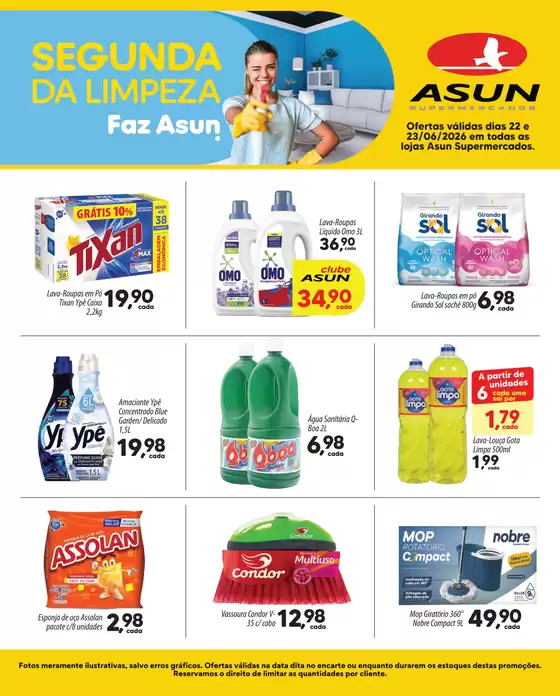 Catálogo Asun | Segunda da Limpeza | 2026-06-22T00:00:00.000Z - 2026-06-23T00:00:00.000Z