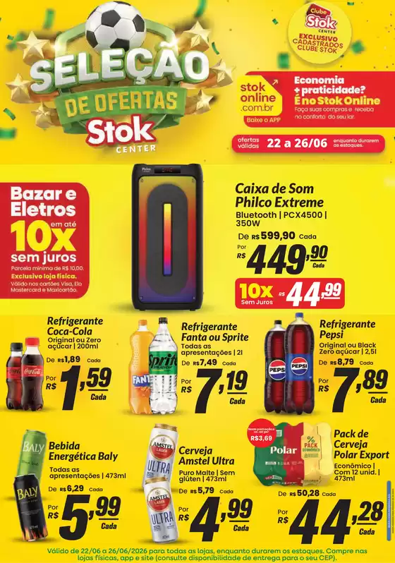 Catálogo Stok Center em Cedral-São Paulo | 54421 | 2026-06-22T00:00:00.000Z - 2026-06-26T00:00:00.000Z