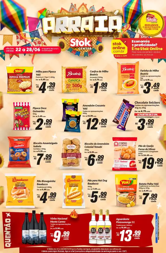 Catálogo Stok Center em Cedral-São Paulo | Ofertas Stok Center 22/06 a 28/06 | 2026-06-22T00:00:00.000Z - 2026-06-28T00:00:00.000Z