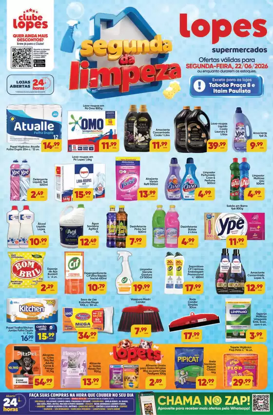 Catálogo Lopes Supermercados | SEGUNDA DA LIMPEZA - | 2026-06-22T00:00:00.000Z - 2026-06-22T00:00:00.000Z