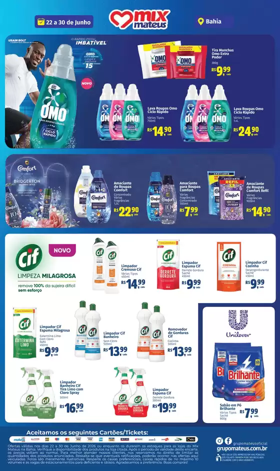 Catálogo Supermercados Mateus | Especial unilever | 2026-06-22T00:00:00.000Z - 2026-06-30T00:00:00.000Z