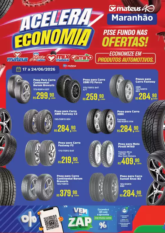 Catálogo Supermercados Mateus em Rio Tinto | Festival Automotivos | 2026-06-16T00:00:00.000Z - 2026-06-24T00:00:00.000Z