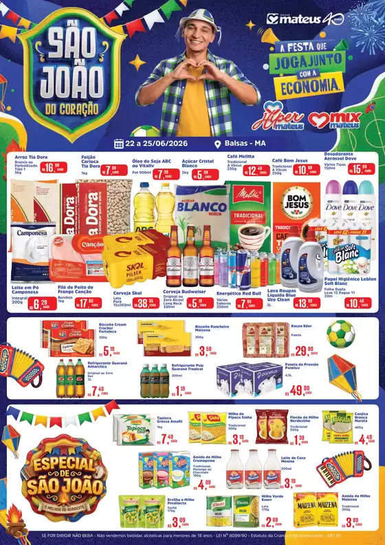 Catálogo Supermercados Mateus | São João do Coração | 2026-06-21T00:00:00.000Z - 2026-06-25T00:00:00.000Z