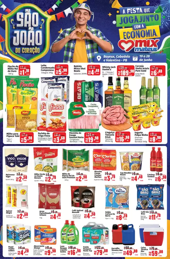 Catálogo Supermercados Mateus | Revista São joão | 2026-06-18T00:00:00.000Z - 2026-06-28T00:00:00.000Z
