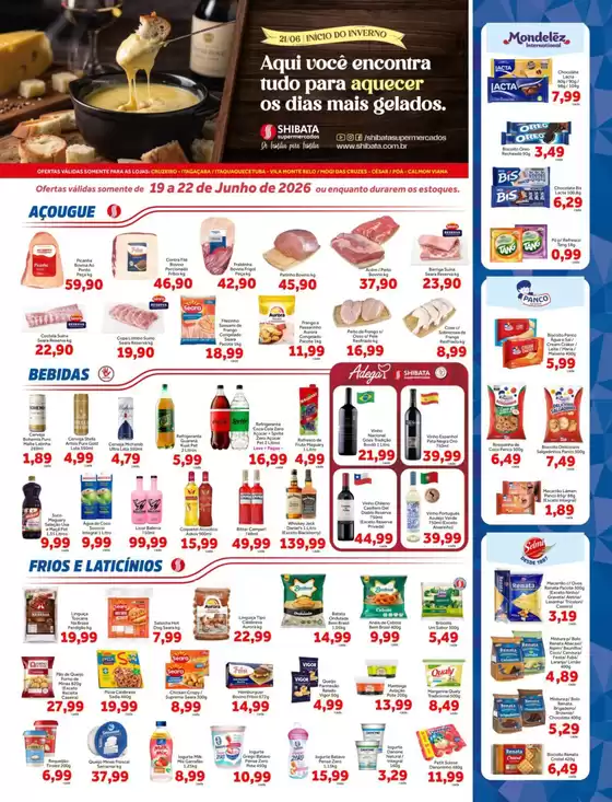 Catálogo Shibata Supermercados | Ótima oferta para todos os clientes | 2026-06-19T00:00:00.000Z - 2026-06-22T00:00:00.000Z