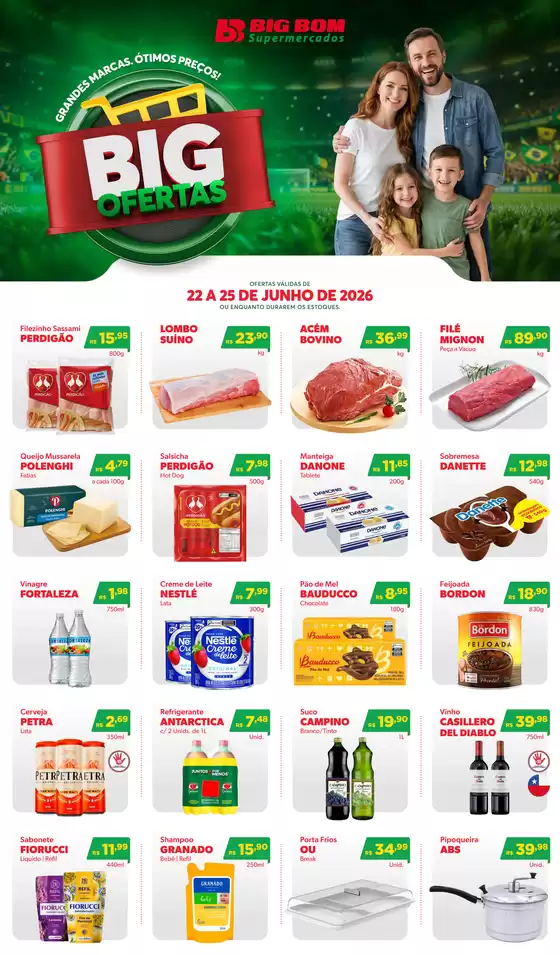 Catálogo Big Bom Supermercados | Big Ofertas | 2026-06-22T00:00:00.000Z - 2026-06-25T00:00:00.000Z