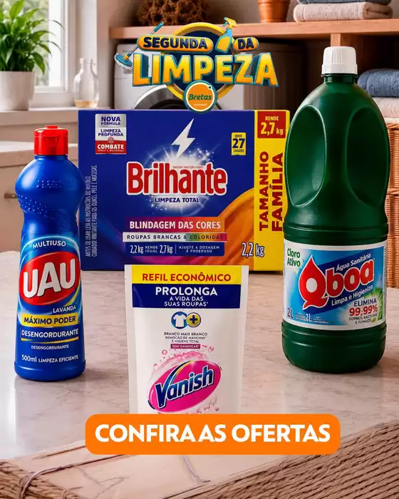 Catálogo Supermercado Bretas | SEGUNDA DA LIMPEZA | 2026-06-22T00:00:00.000Z - 2026-06-22T00:00:00.000Z