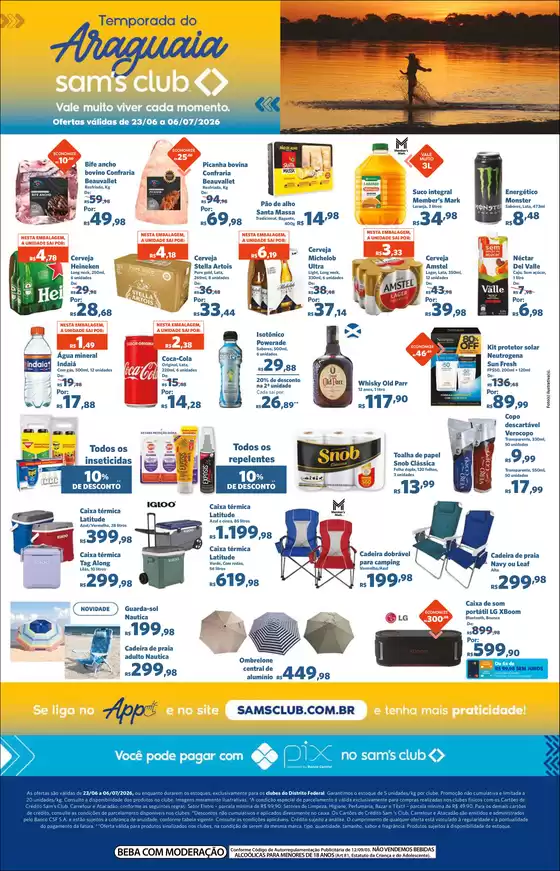 Catálogo Sam's Club | OFERTAS ARAGUAIA | 2026-06-23T00:00:00.000Z - 2026-07-06T00:00:00.000Z