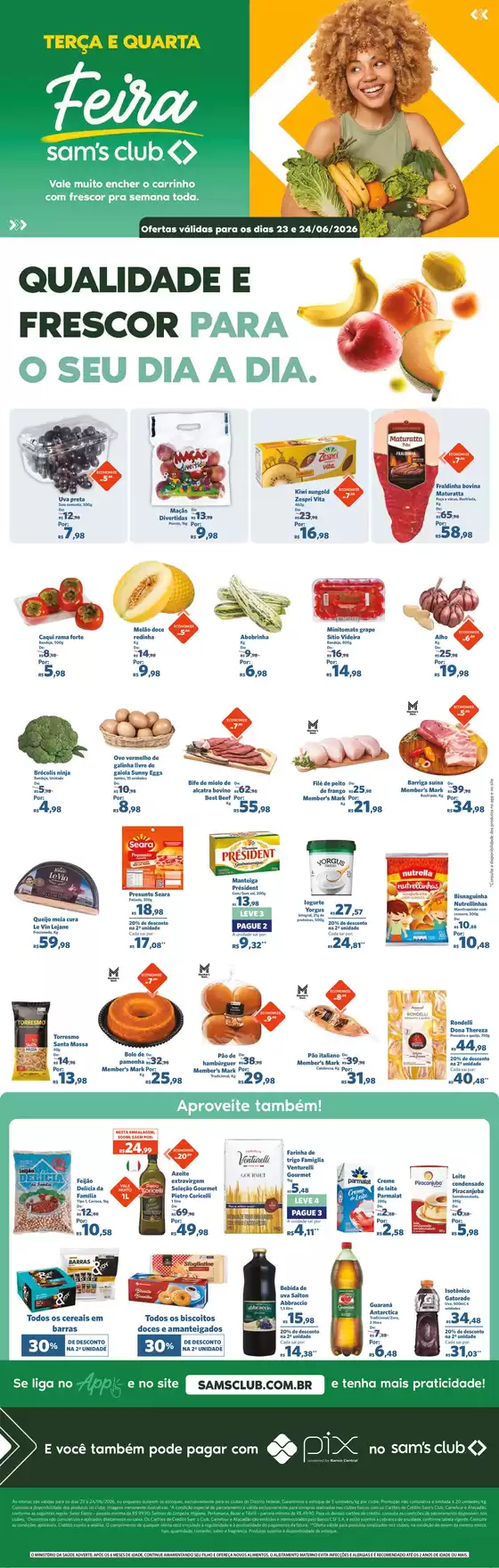 Catálogo Sam's Club | OFERTAS FEIRA | 2026-06-23T00:00:00.000Z - 2026-06-24T00:00:00.000Z