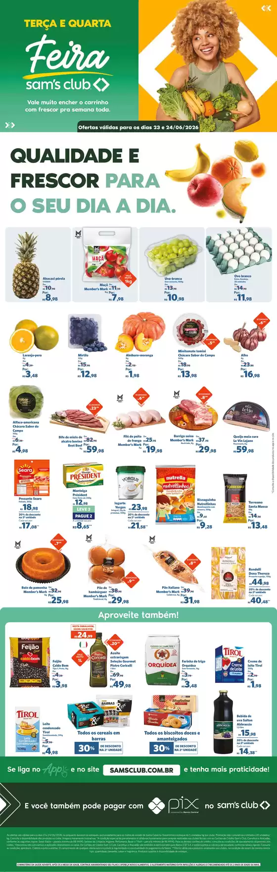 Catálogo Sam's Club | Ofertas e promoções atuais | 2026-06-23T00:00:00.000Z - 2026-06-24T00:00:00.000Z