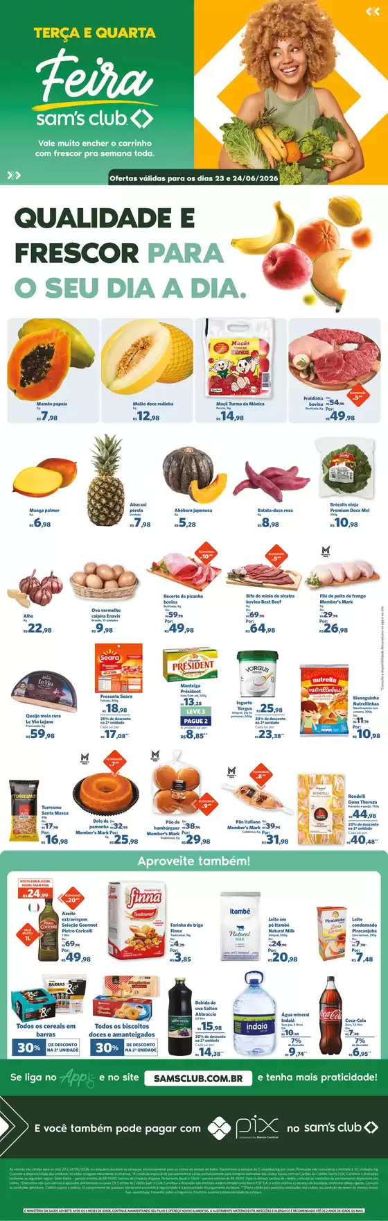 Catálogo Sam's Club em Salvador | Ofertas exclusivas e pechinchas | 2026-06-23T00:00:00.000Z - 2026-06-24T00:00:00.000Z