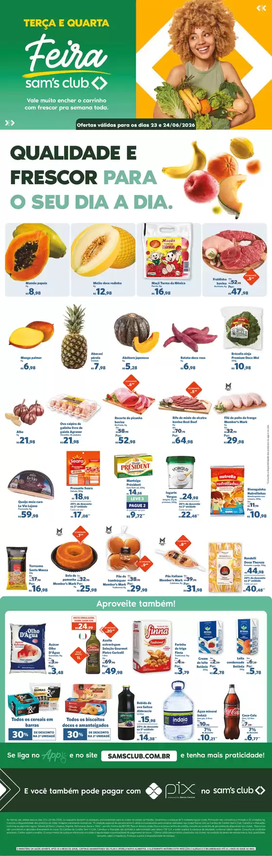 Catálogo Sam's Club | Ofertas especiais atraentes para todos | 2026-06-23T00:00:00.000Z - 2026-06-24T00:00:00.000Z