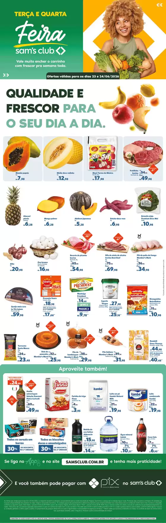 Catálogo Sam's Club | Promoções especiais em andamento | 2026-06-23T00:00:00.000Z - 2026-06-24T00:00:00.000Z