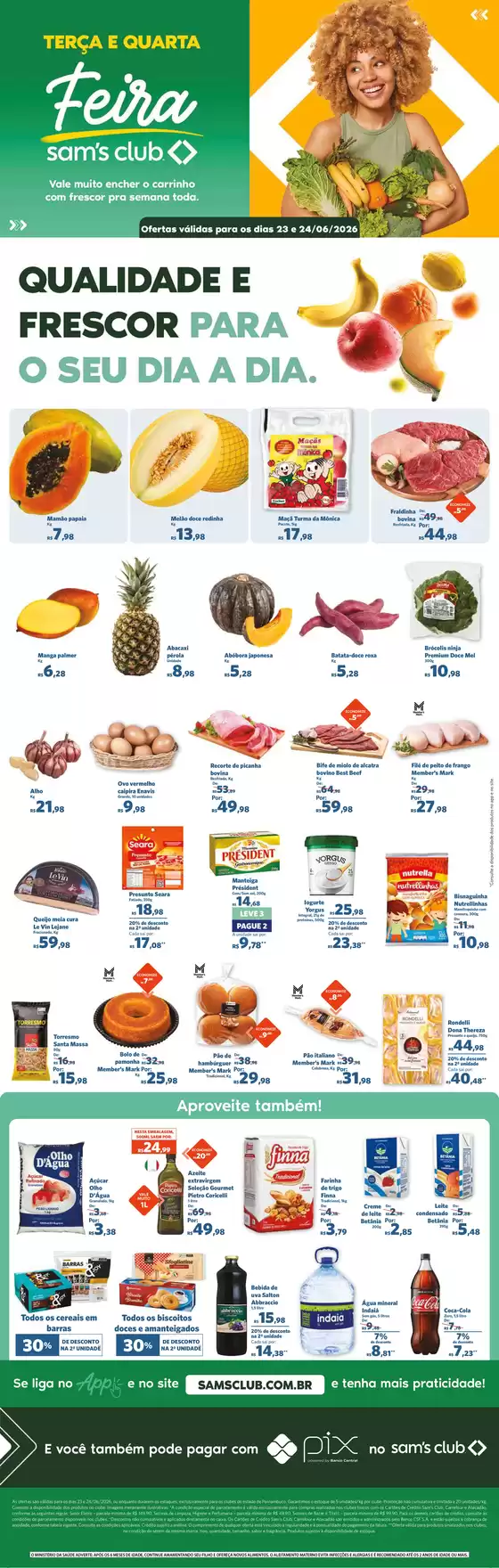 Catálogo Sam's Club | Ofertas para caçadores de pechinchas | 2026-06-23T00:00:00.000Z - 2026-06-24T00:00:00.000Z