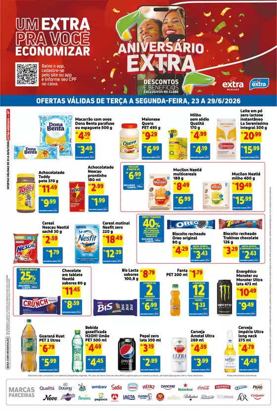 Catálogo Mercado Extra | Pechinchas e ofertas atuais | 2026-06-23T00:00:00.000Z - 2026-06-29T00:00:00.000Z