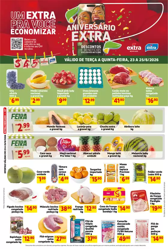 Catálogo Mercado Extra | Ampla seleção de ofertas | 2026-06-23T00:00:00.000Z - 2026-06-25T00:00:00.000Z