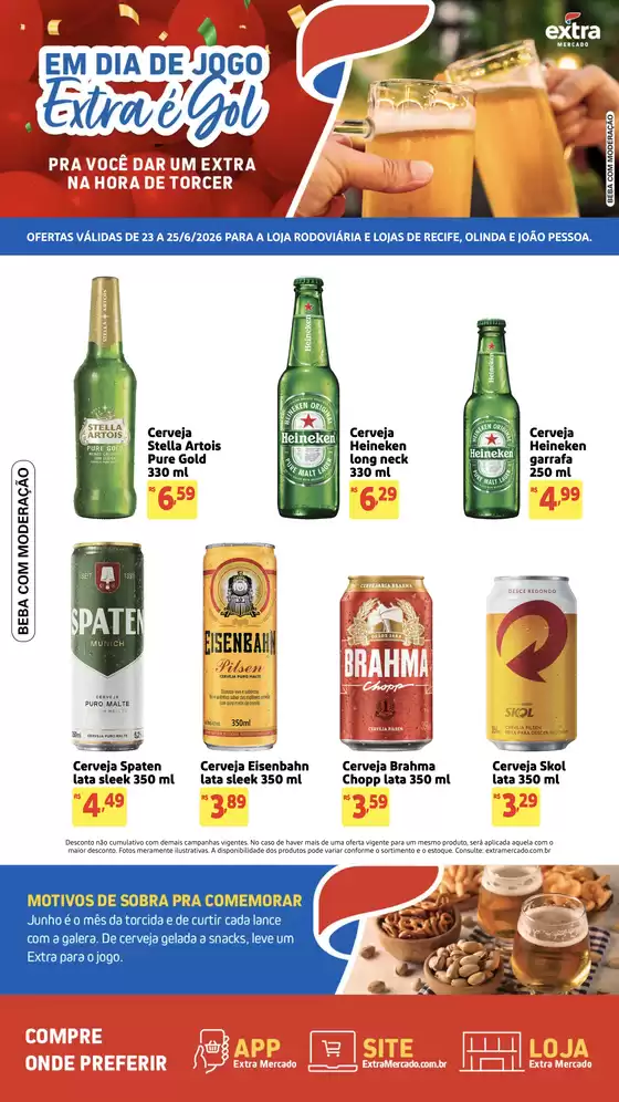 Catálogo Mercado Extra | Melhores ofertas para todos os caçadores de pechinchas | 2026-06-23T00:00:00.000Z - 2026-06-25T00:00:00.000Z