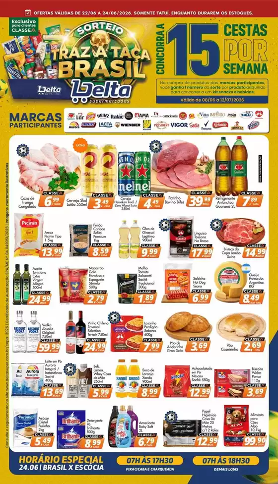 Catálogo Delta Supermercados | Nossas melhores pechinchas | 2026-06-08T00:00:00.000Z - 2026-07-12T00:00:00.000Z