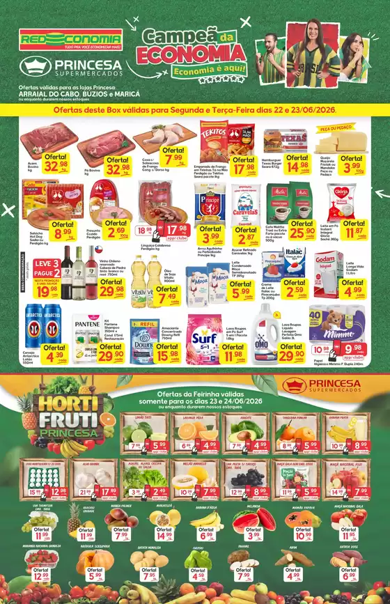 Catálogo Princesa Supermercados | Campeã da Economia 06 - 22 a 25/06 | 2026-06-22T00:00:00.000Z - 2026-06-26T00:00:00.000Z