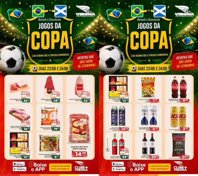 Catálogo Verona Supermercados | Encarte Verona Supermercados | 2026-06-23T00:00:00.000Z - 2026-06-24T00:00:00.000Z