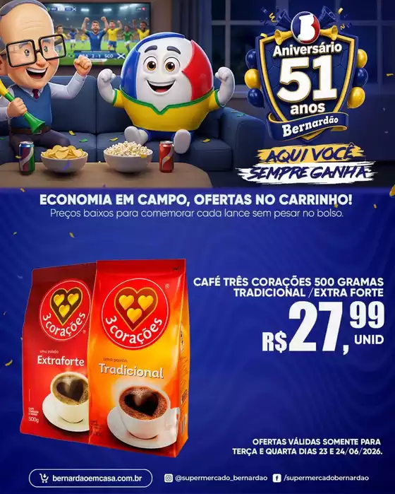 Catálogo Supermercado Bernardão | Encarte Supermercado Bernardão | 2026-06-23T00:00:00.000Z - 2026-06-24T00:00:00.000Z
