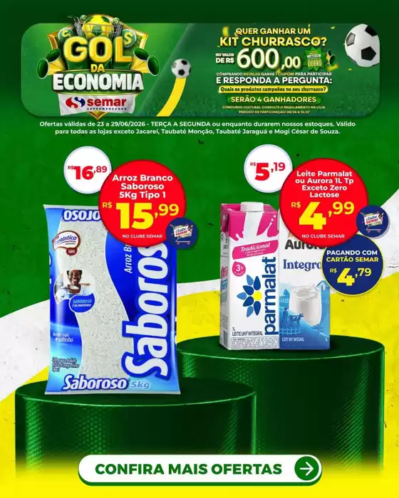 Catálogo Semar Supermercado | Ofertas exclusivas e pechinchas | 2026-06-23T00:00:00.000Z - 2026-06-29T00:00:00.000Z
