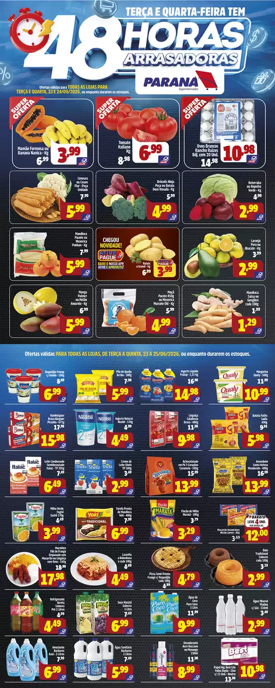 Catálogo Paraná Supermercados | Economize agora com nossas ofertas | 2026-06-23T00:00:00.000Z - 2026-06-25T00:00:00.000Z