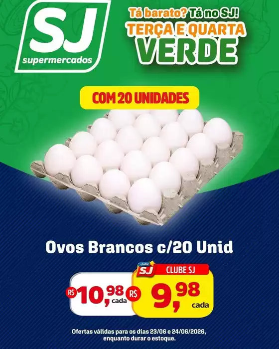 Catálogo Sj Supermercados | Encarte Sj Supermercados | 2026-06-23T00:00:00.000Z - 2026-06-24T00:00:00.000Z