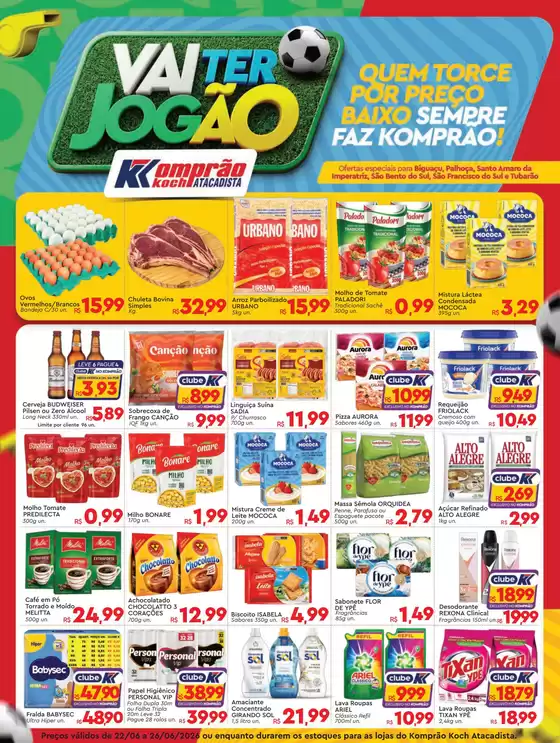 Catálogo Komprão Atacadista | Ampla seleção de ofertas | 2026-06-22T00:00:00.000Z - 2026-06-26T00:00:00.000Z