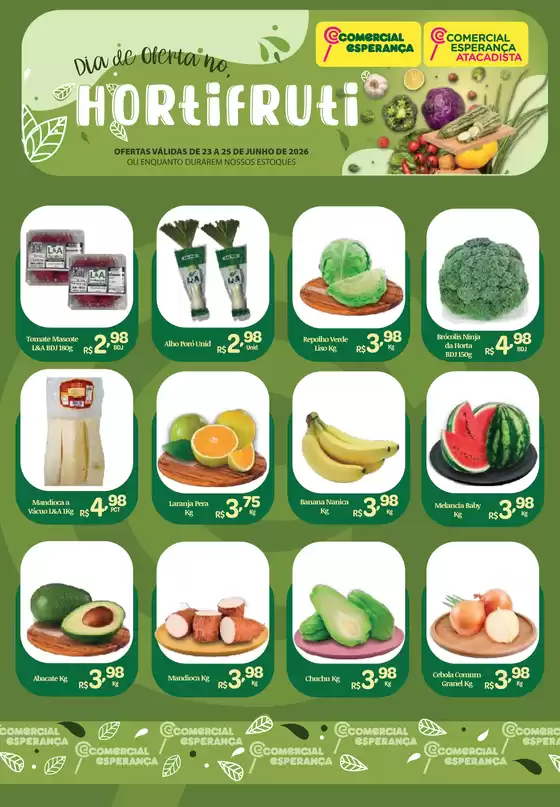 Catálogo Comercial Esperança | Pechinchas e ofertas atuais | 2026-06-23T00:00:00.000Z - 2026-06-25T00:00:00.000Z