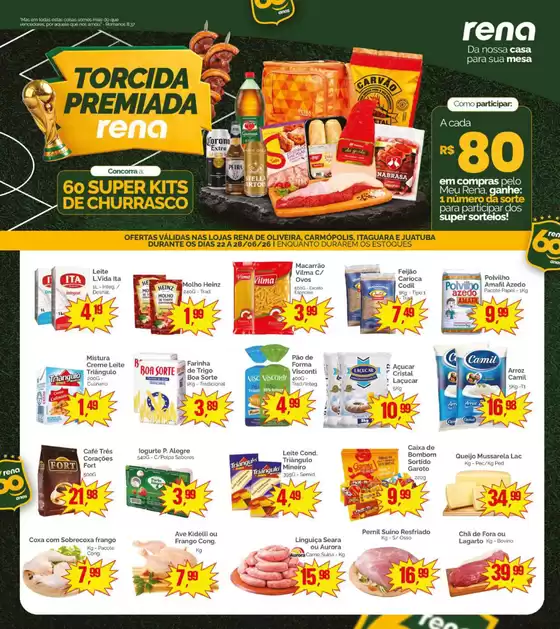 Catálogo Supermercados Rena | Capa Oliveira Carmopolis. Itaguara e Juatuba 22 a 28.06 compressed | 2026-06-22T00:00:00.000Z - 2026-06-28T00:00:00.000Z