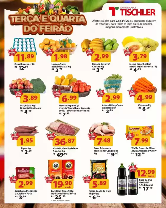 Catálogo Supermercados Tischler | Ofertas e promoções atuais | 2026-06-23T00:00:00.000Z - 2026-06-24T00:00:00.000Z