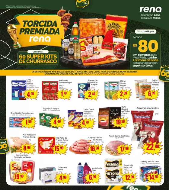 Catálogo Supermercados Rena | Promoções especiais em andamento | 2026-06-22T00:00:00.000Z - 2026-06-28T00:00:00.000Z